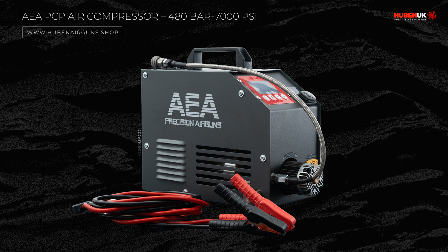 AEA PCP Air Compressor – 480 BAR/7000 PSI for charging