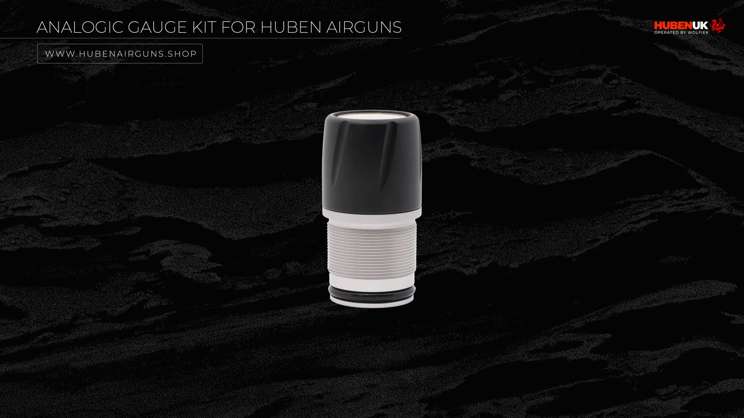 Analogic Gauge Kit for Huben Airguns thread side view